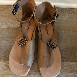 Free-people Women's Tan and Brown Sandals